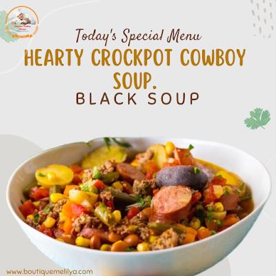 Hearty Crockpot Cowboy Soup