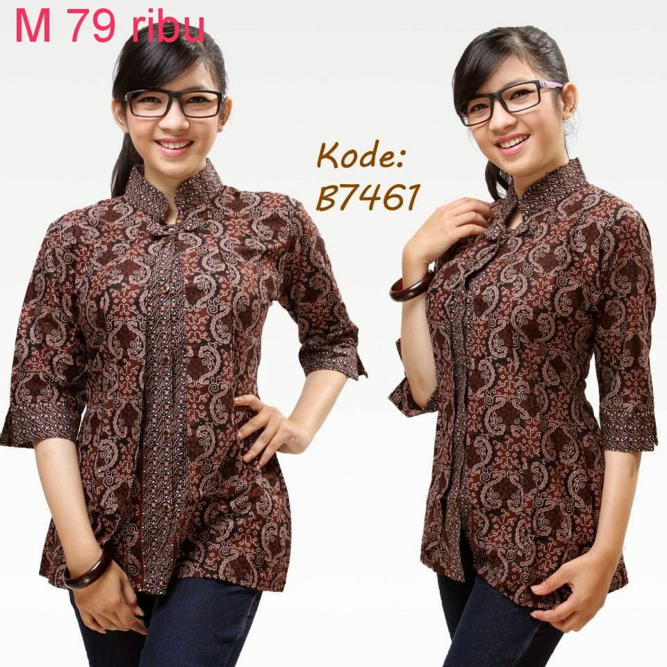 Contoh Model Baju  Batik  Model Baju  Batik 