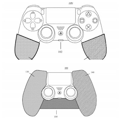 image of Sony PlayStation controller patent