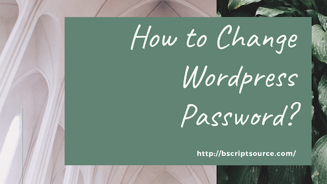 How to Reset Wordpress Password ?