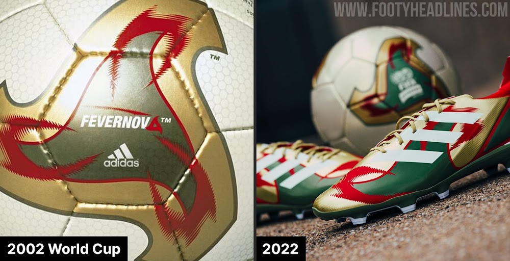 filosofía retirada Inactivo Adidas Release Boots Inspired By 2002 World Cup Fevernova Ball - Footy  Headlines