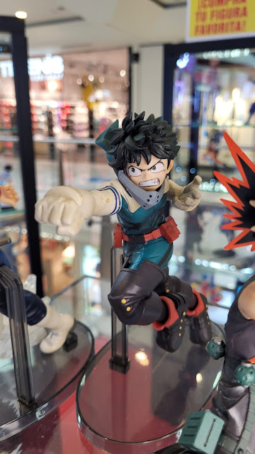 exposición de figuras Banpresto en el C.C. La Vaguada (Madrid)