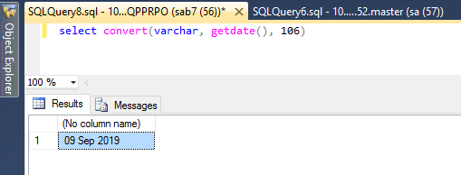 Format Date SQL Server