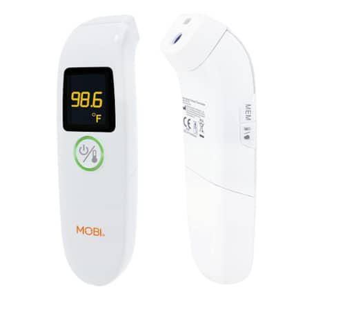MOBI Air Non-Contact Forehead Thermometer W/ Integrated Distance Sensor