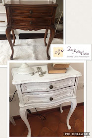 shabby chic bedside table