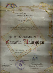 RECONOCIMIENTO DE LA ESCUELA DE CHAPARRO GACHO