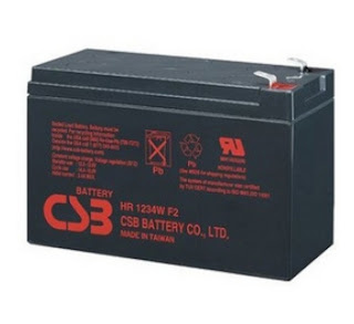 Ắc quy CSB 12V-9Ah, HR1234 F2, UPS12460 F2