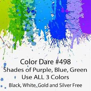 #CTMHVandra,18th, Birthday, birthday card, happy birthday, Colour Dare Challenge, color dare, thin cuts, numbers, stamping, Melisa Esplin, purple, green, blue, blue belle, Thistle, mint, avocado, sapphire,