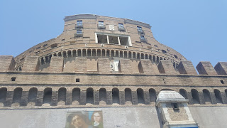 ponte s. angelo, castel sant angelo, rome, italy, 