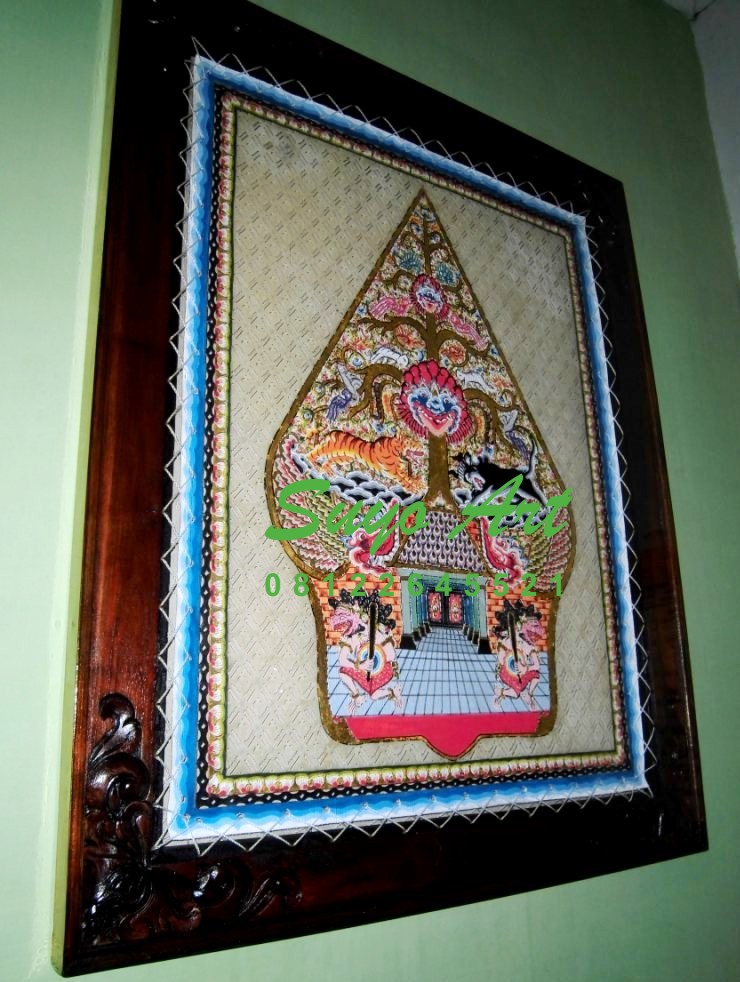  Kerajinan  Wayang Kulit Souvenir Khas Jawa SURYO ART 