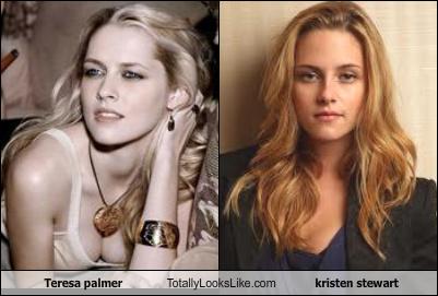 Celebrity  Alikes on List Of Celebs  Celebrity Look Alike  Teresa Palmer And Kristen