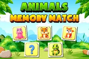 ANIMALS MEMORY MATCH