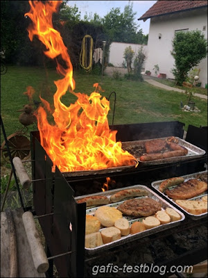 Grillen im Garten