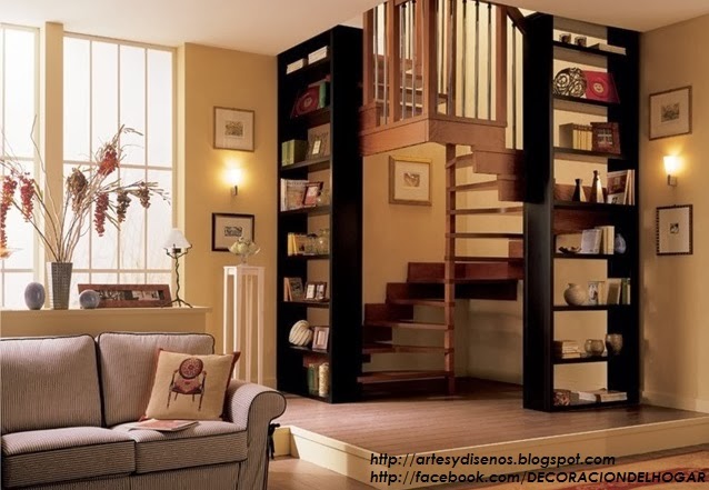 10 Modelos y Tipos de Escaleras para Interiores by artesydisenos.blogspot.com