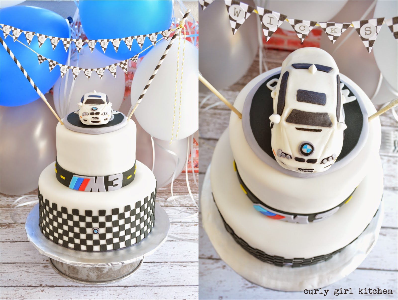 Curly Girl Kitchen: BMW 40th Birthday Cake