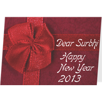 new year cards for dear ones