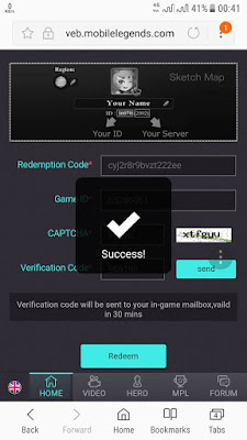 Sukses Redeem Code