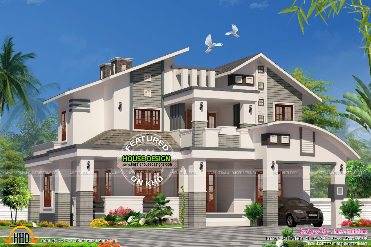 3 bedroom house  in 2021  sq ft Kerala  home  design  and 