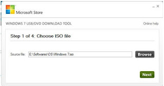 Make pendrive bootable using Windows 7 / DVD download tool
