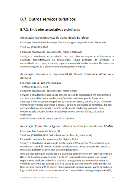 INVENTÁRIO DA OFERTA TURÍSTICA HIERARQUIZAÇÃO DE ATRATIVOS DIAGNÓSTICO DA INFRAESTRUTURA DE TURISMO RELATÓRIO DE OPORTUNIDADES DE NEGÓCIOS 2014.1. -  B.1. Serviços e equipamentos de hospedagem