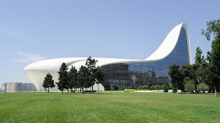 Is a 57,500 m2 building complex. Huge modenr building in Baku.