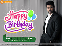 most famous actor surya picture in black suit with white shirt along beard mustache [birthday message] south hero surya