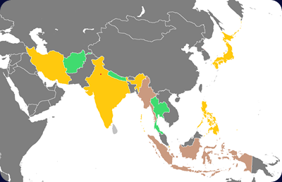 1951_Asian_Games_medal_map