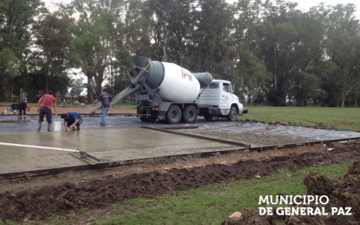 Importante avance en el playon deportivo de Loma Verde