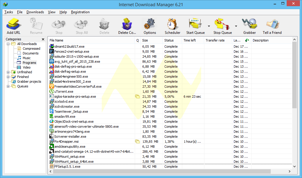 Internet Download Manager 6.21 Build 17