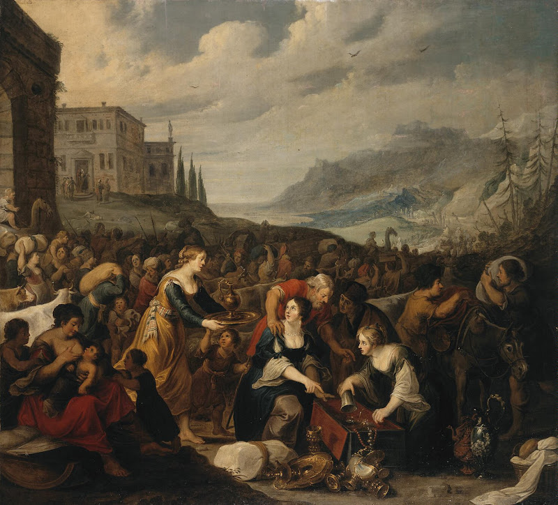The Israelites after Crossing the Red Sea by Hans III Jordaens - History, Religious Paintings from Hermitage Museum