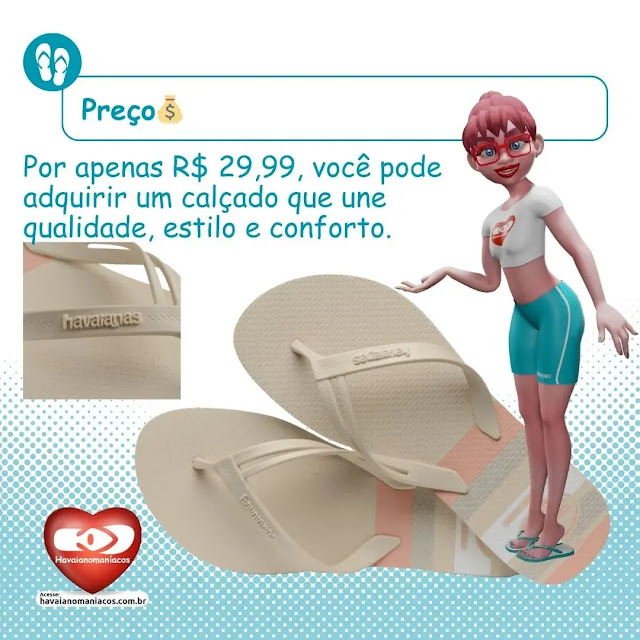 Chinelo Havaianas Elegance Print_Preço acessível