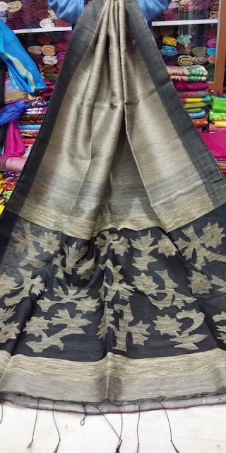 Linen Jamdani Sarees