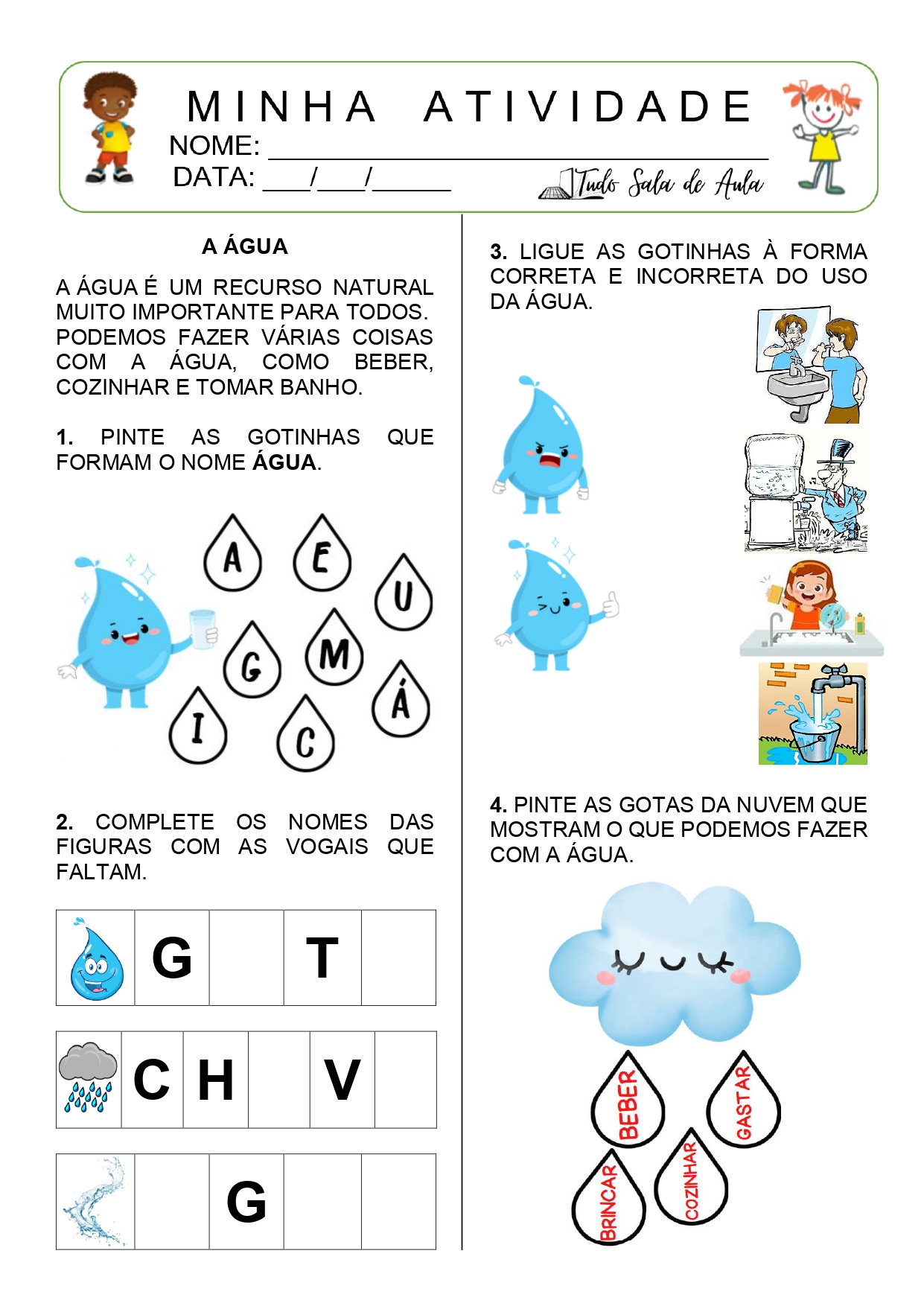 Atividade infantil 2 - Recursos de ensino