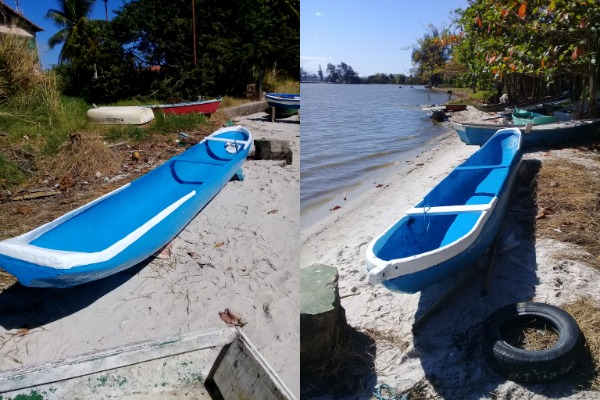 Caiaque roubado em Saquarema