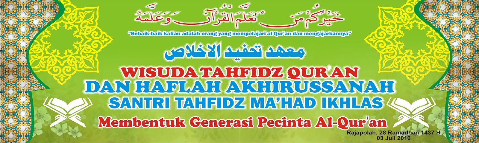 Background Banner  Haflah Akhirussanah desain  ratuseo com