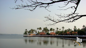 A typical Kerala style Ayurveda campus by the backwaters