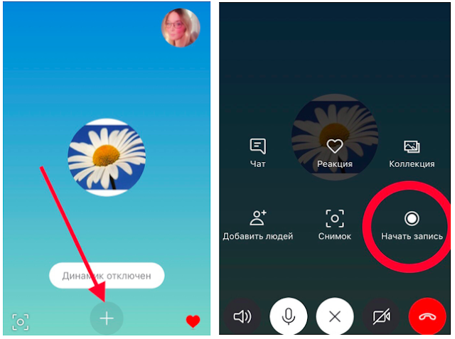 запись на телефоне скайп