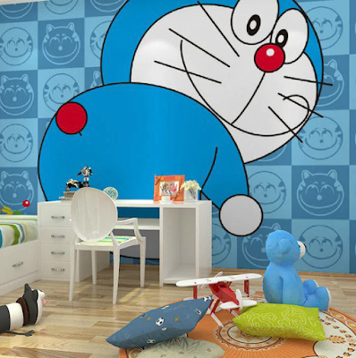 dekorasi kamar doraemon sederhana terbaru