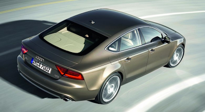 2012 Audi A7 view from above