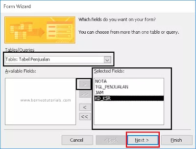 buat-form-wizard-di-ms-access-2013-2 buat-form-wizard-di-ms-access-2013-2