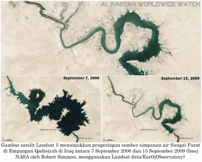 Nasa Ungkap Fakta Ajaib Tentang Mengeringnya Sungai Eufrat 