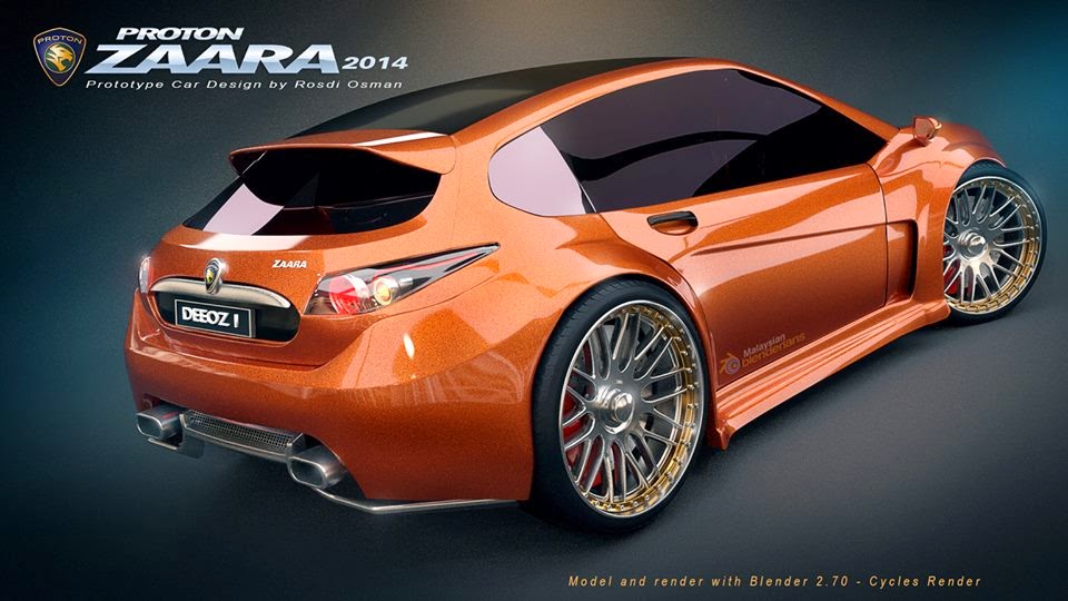 4 Gambar Prototaip Proton Zaara 2014 Tersebar!  Tengok TV 