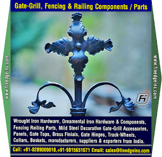 wrought iron leaves manufacturers exporters suppliers India http://www.finedgeinc.com +91-8289000018, +91-9815651671