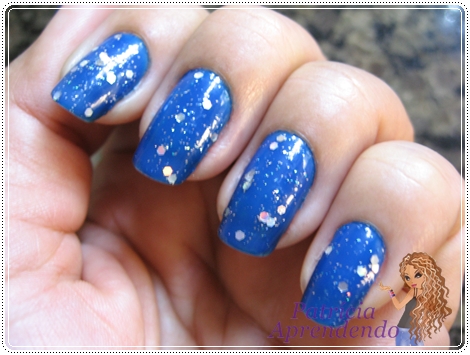 Ludurana Azul + misturinha glitter