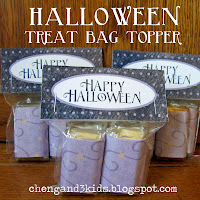 Free Printable Halloween Treat Bag Topper by Cheng and 3 Kids