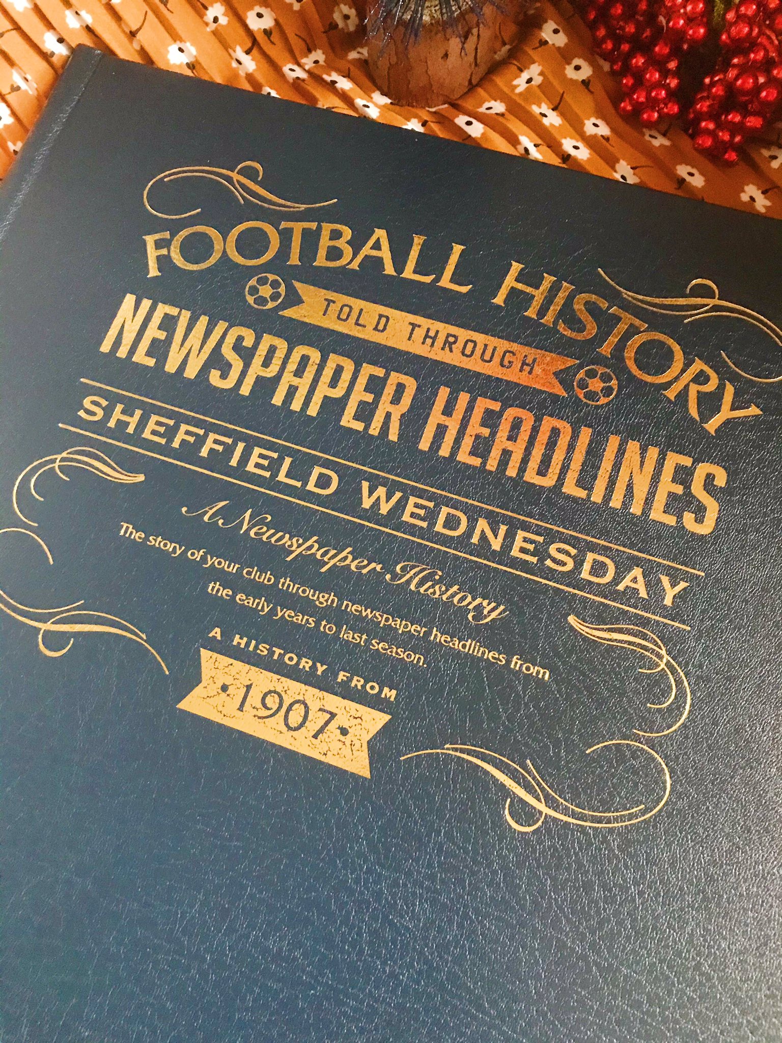 Historical Newspapers football history book front cover