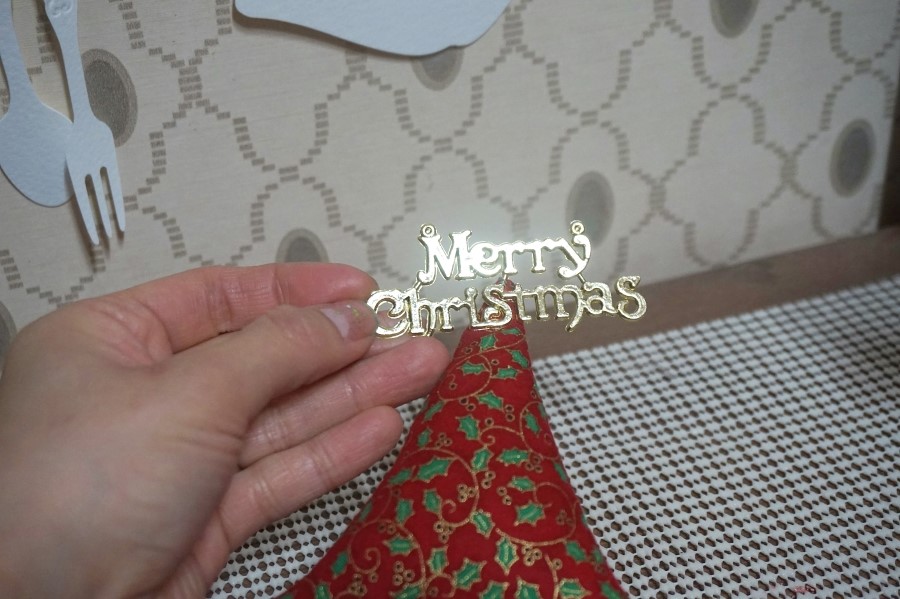 Christmas Tree Soft Toy panel. DIY step-by-step tutorial. Елочка из треугольников к Рождеству.