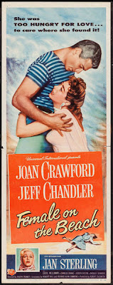 Female on the Beach, poster (Universal International, 1955)