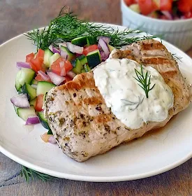 Greek Style Pork Chops | by Life Tastes Good