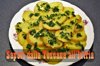 Patate con salsa di prezzemolo